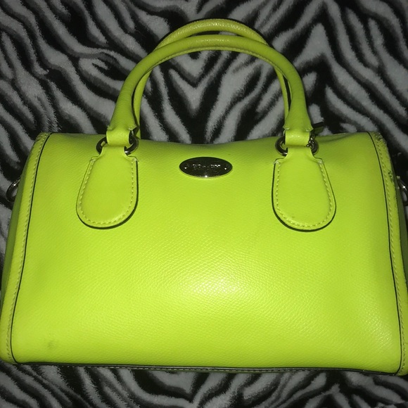 Authentic neon coach duffel bag - Picture 2 of 12